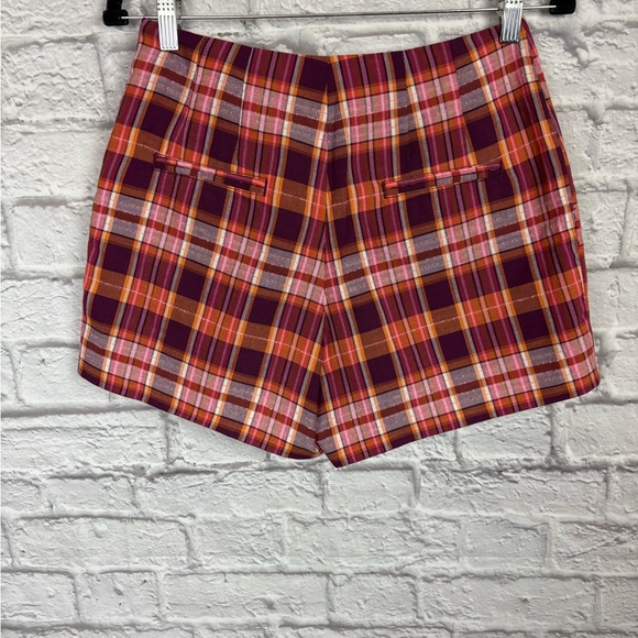 Anthropologie Maeve Sunday plaid mini skort size 2 - Picture 5 of 7